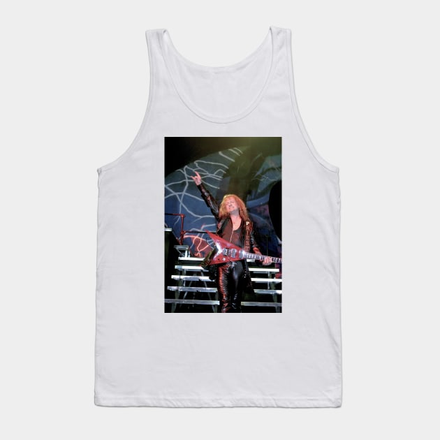 K.K. Downing Judas Priest Photograph Tank Top by Concert Photos